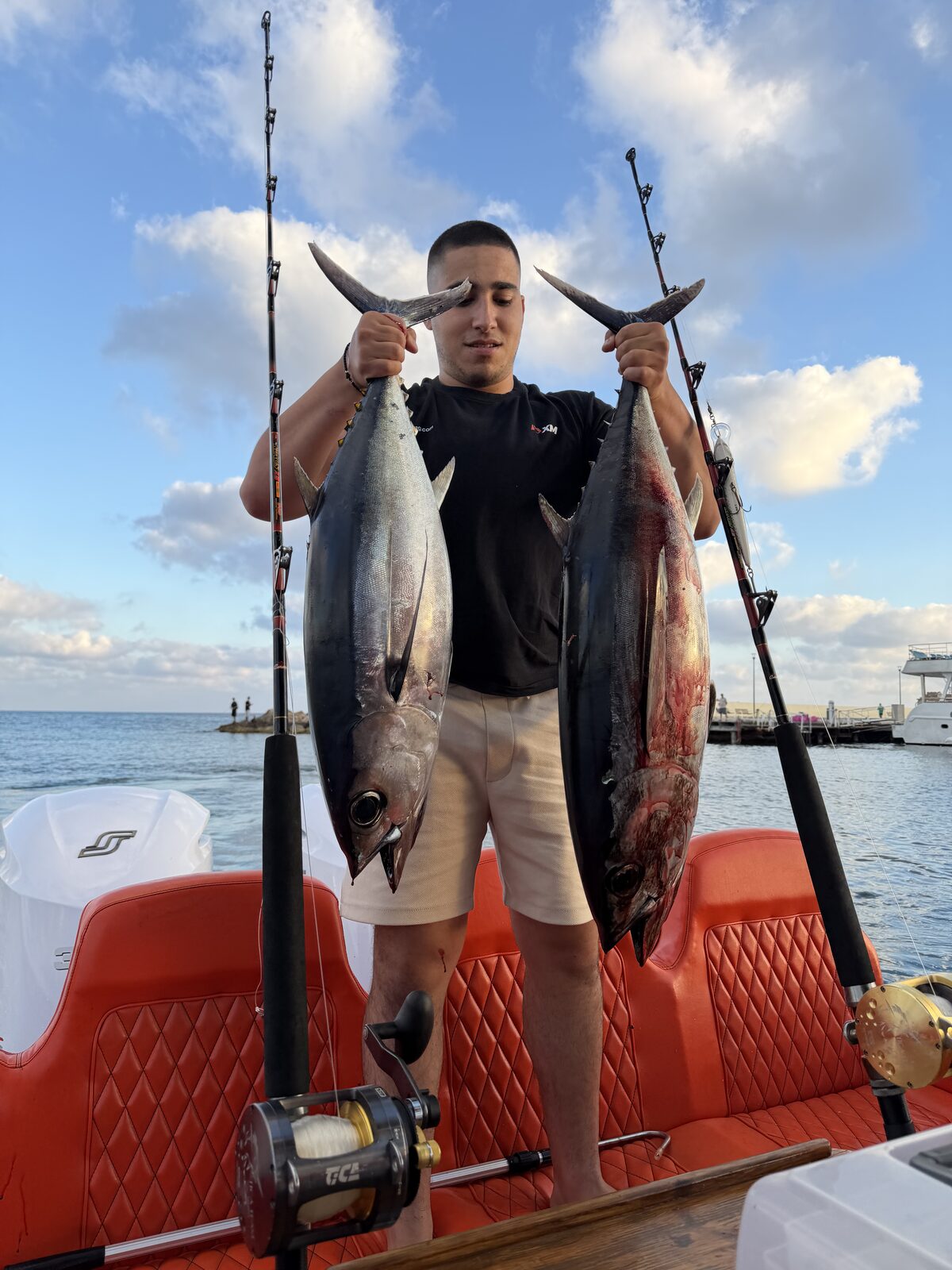 Two tuna caught aboard SharaBADanga