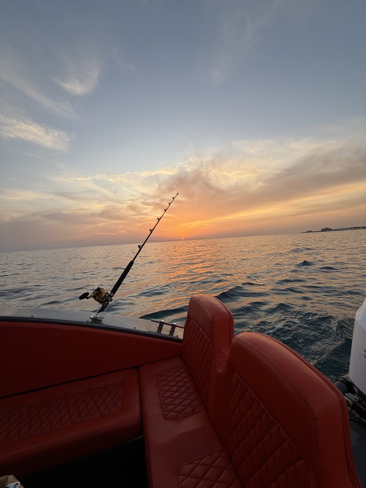 Sunset Fishing aboard SharaBADanga off the Pafos coast