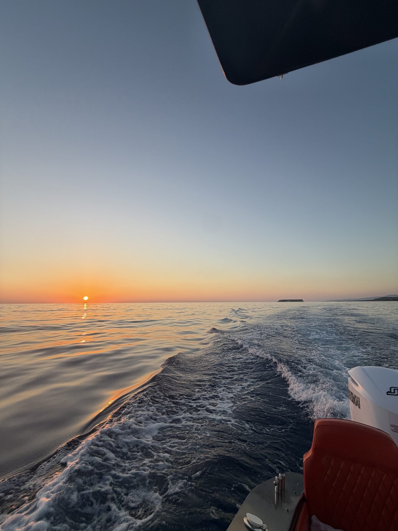 Racing the Sunset aboard SharaBADanga off the Pafos coast