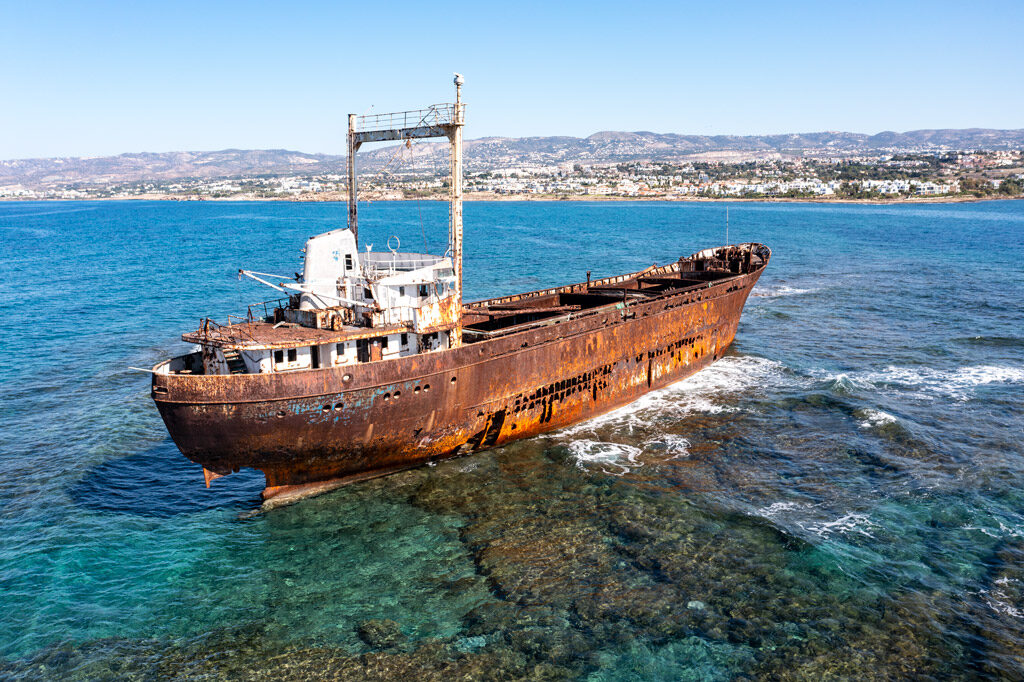 Venus shipwreck off the Pafos coast